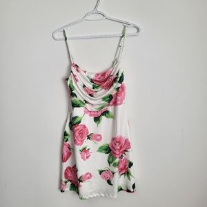 PINK ROSE MINI DRESS